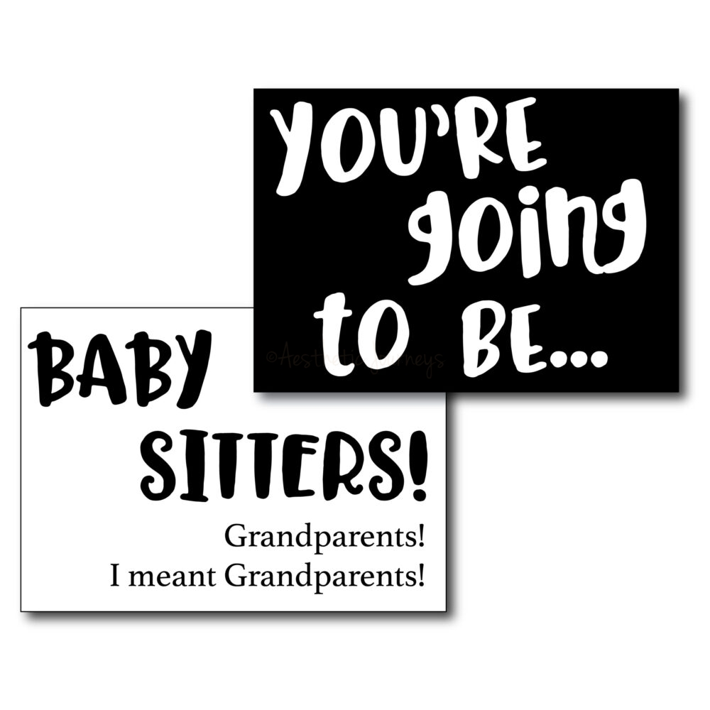 Funny Baby Card for Grandparents