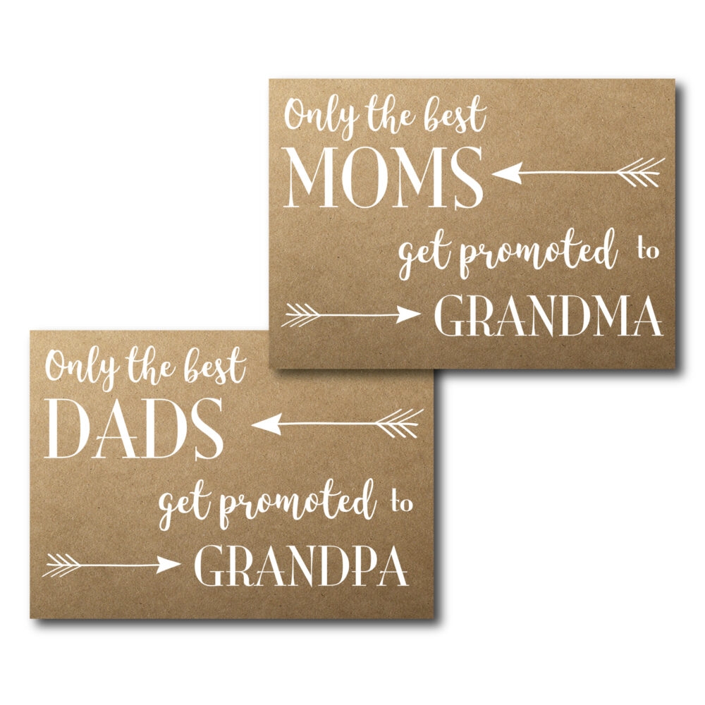 New Grandma and Grandpa Cards