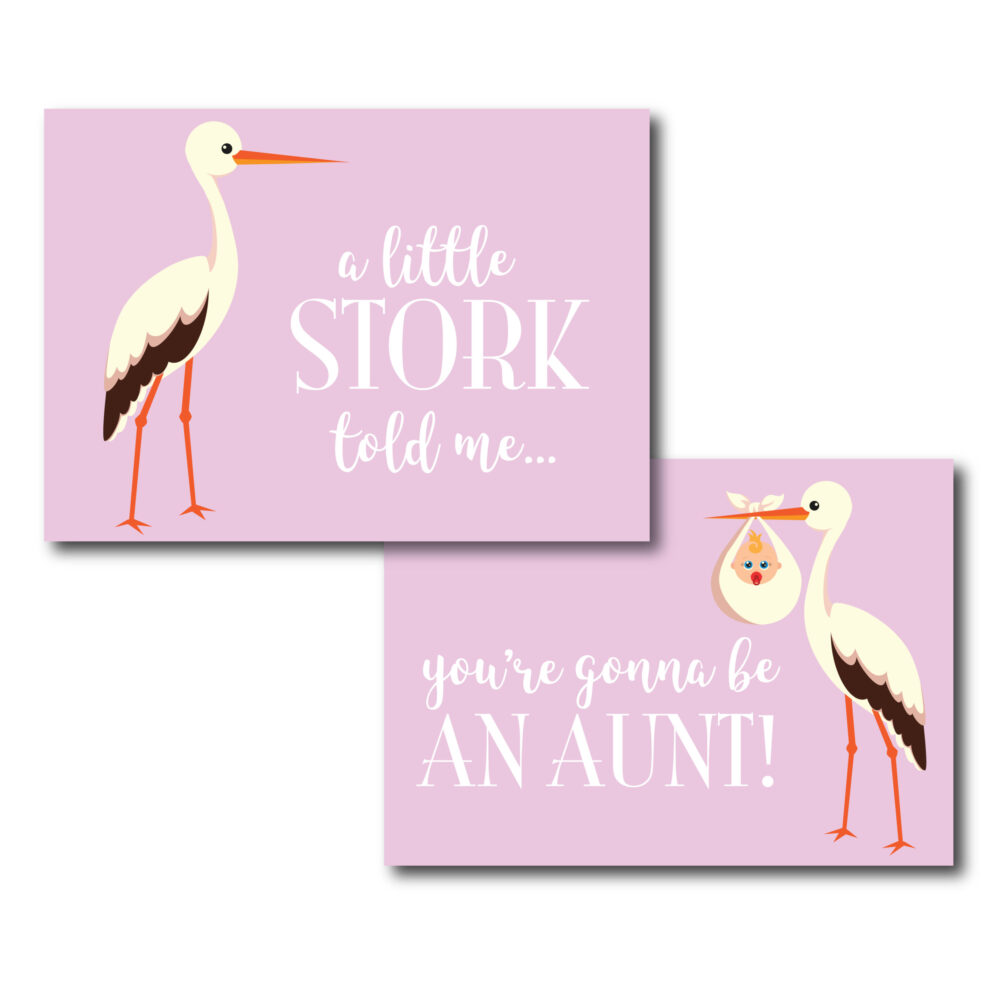 Funny Card for the New Aunt