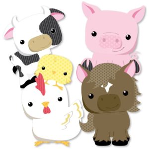 Party Cut-Outs of Farm Animals