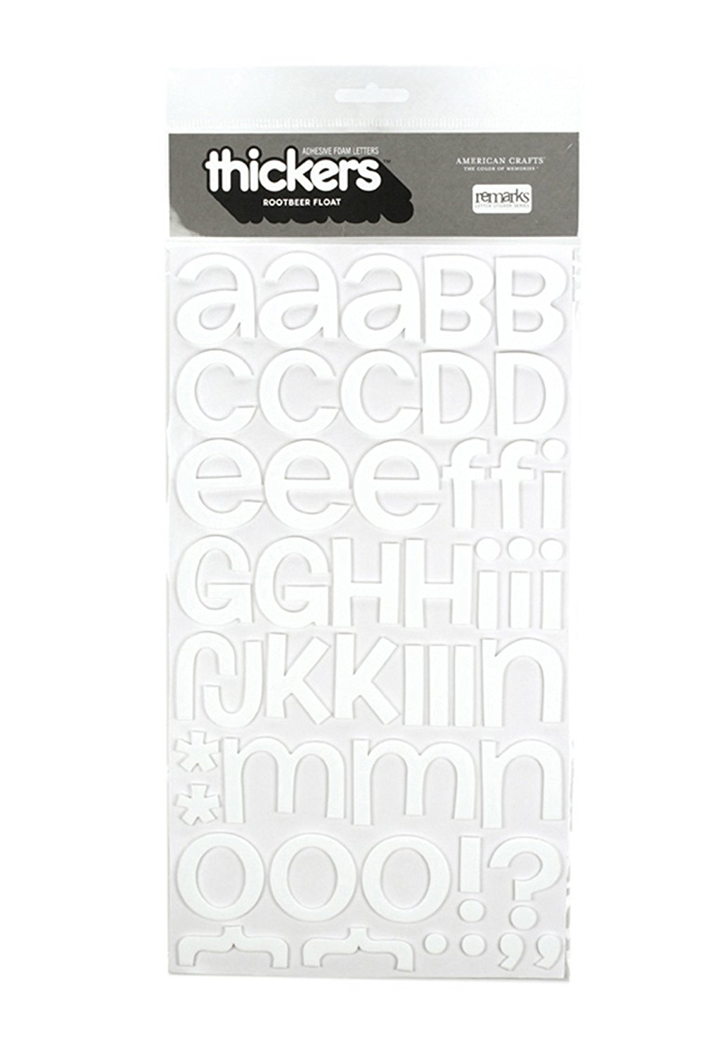 White Letter Stickers