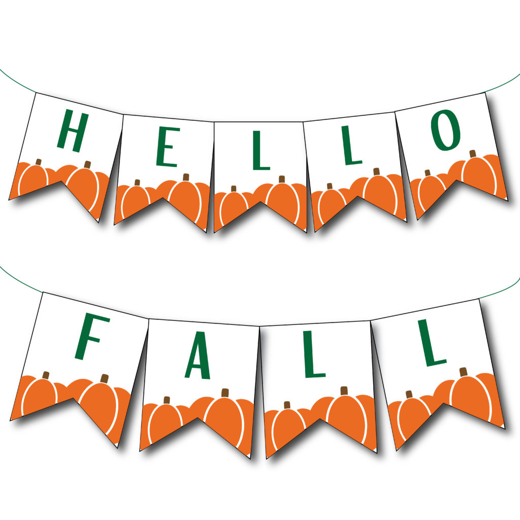 Hello Fall Banner