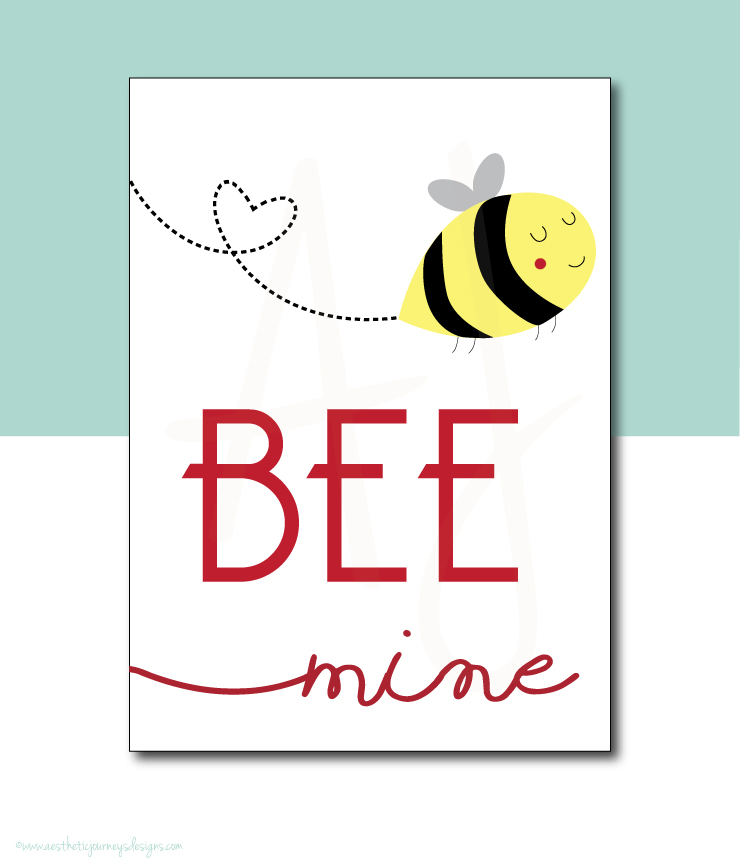 Bee Mine Valentines Decor