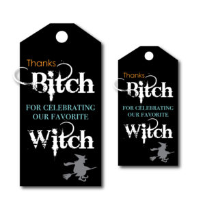 Witch Themed Bachelorette Tags