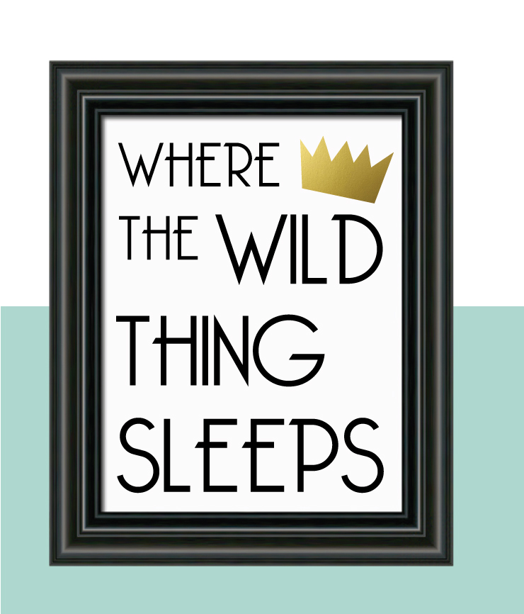 "Where the Wild Thing Sleeps" Nursery Decor