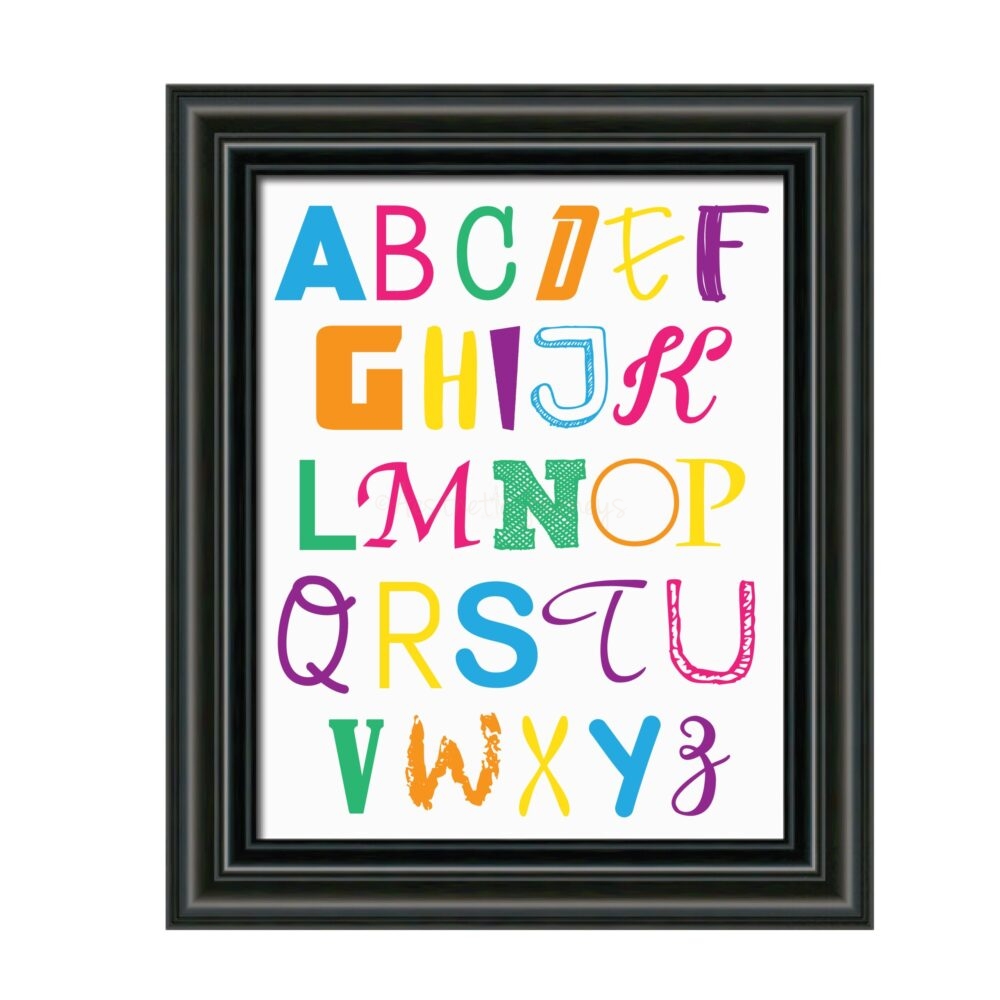 Alphabet Nursery Decoration