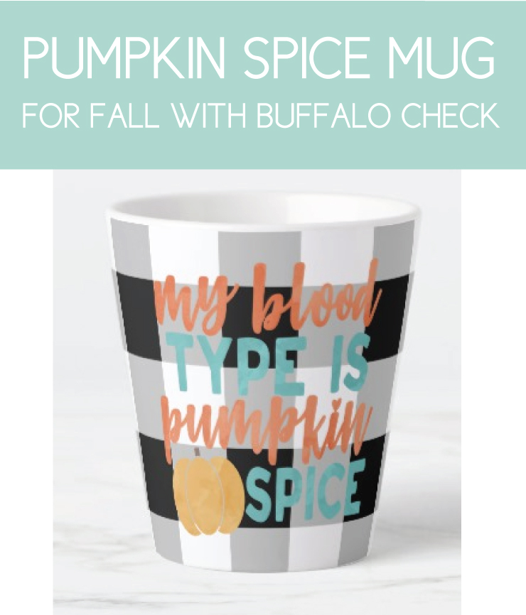 Fall Themed Mug for the Pumpkin Spice Latte Lover