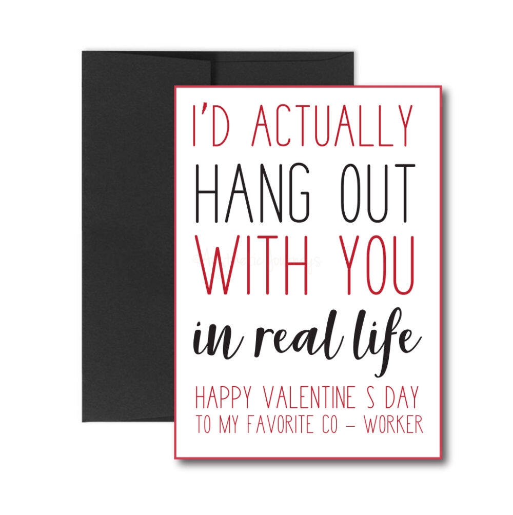 valentine's card for co-worker