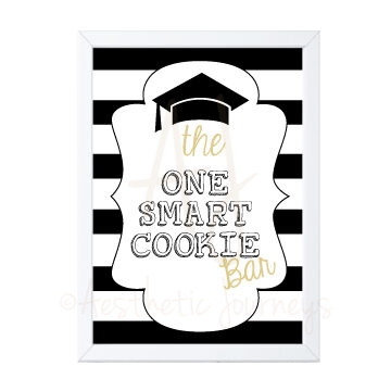 Cookie Bar Graduation Sign