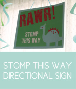 Stomp this Way Directional Sign