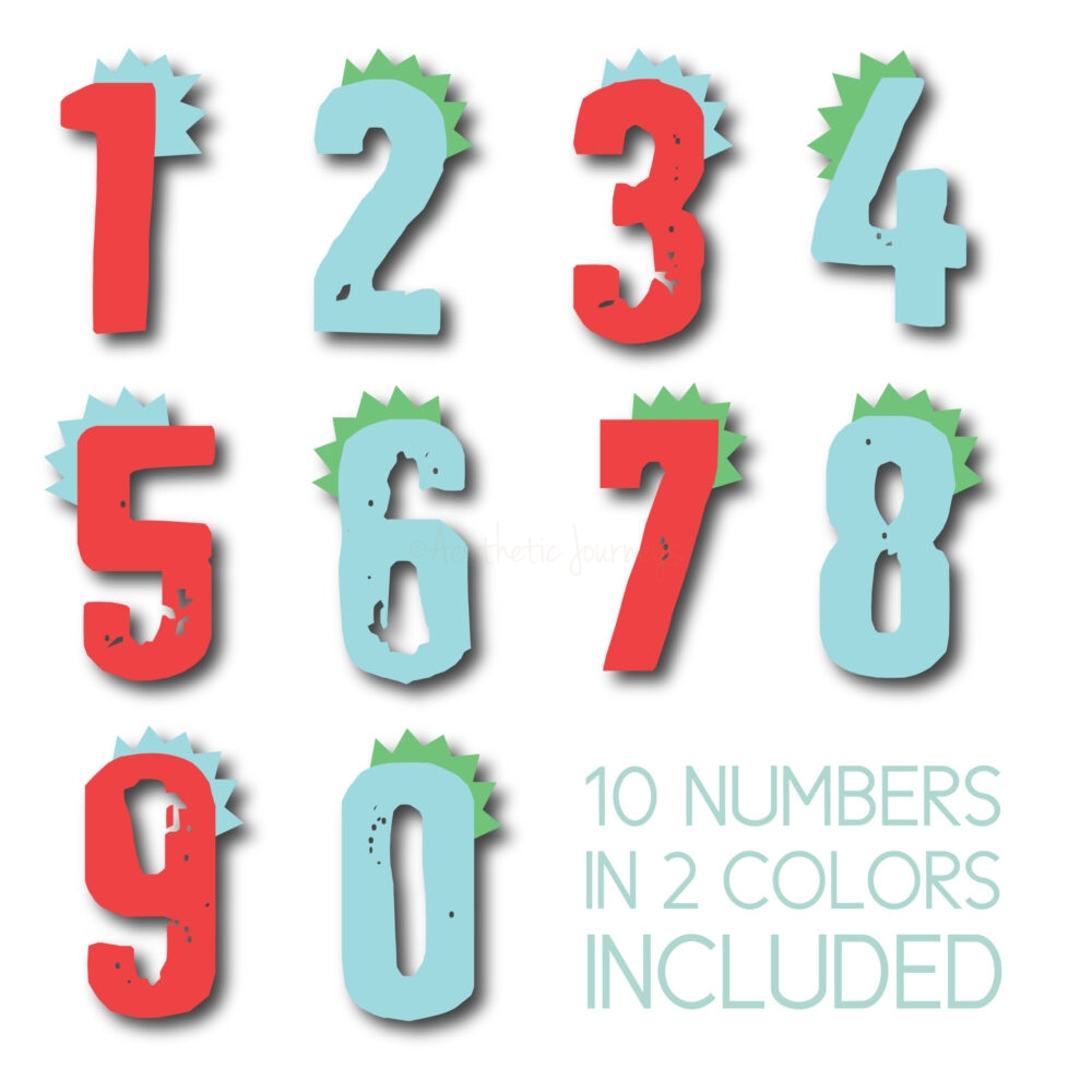 Dinosaur Themed Numbers