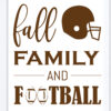 Family Football Sign