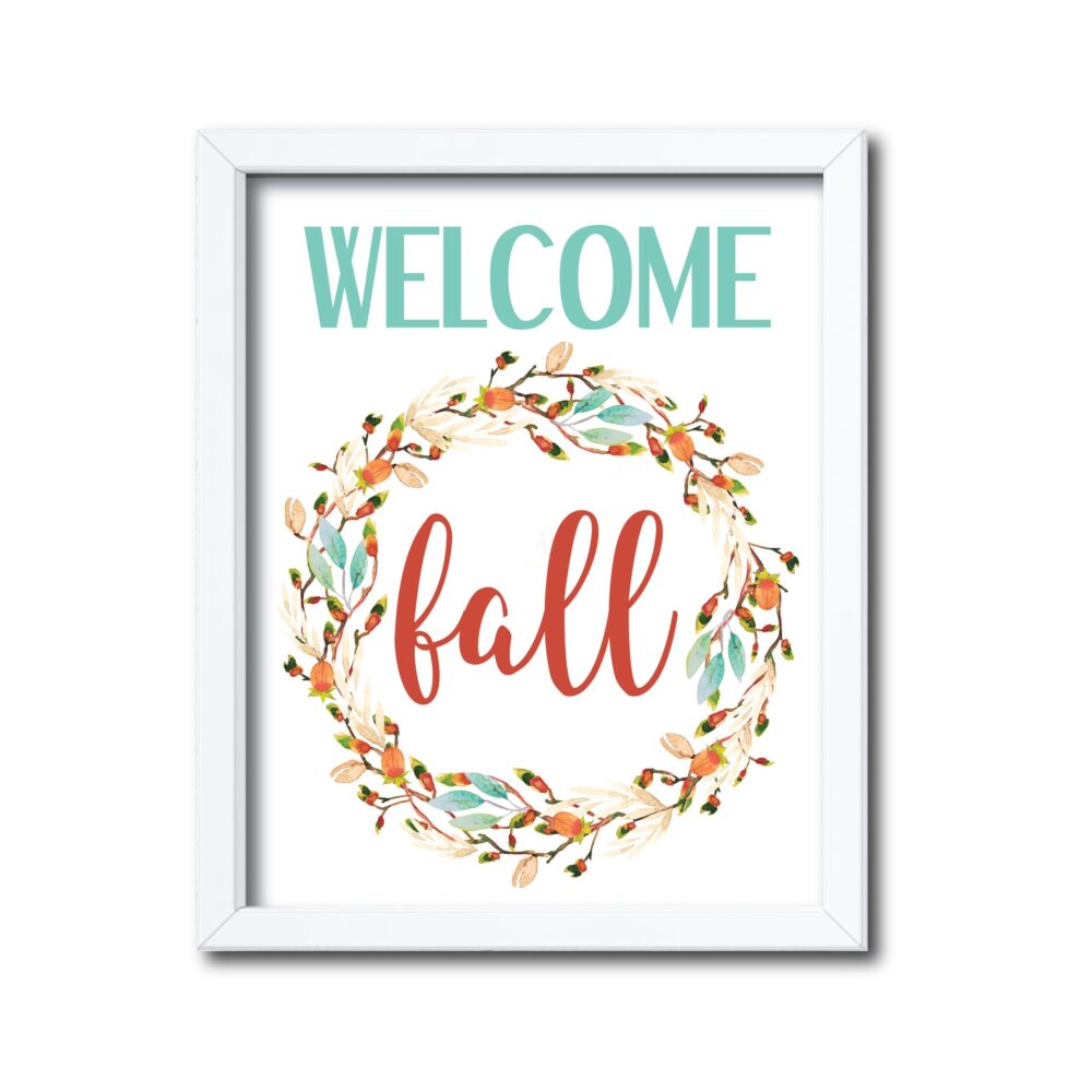 Welcome Fall Sign