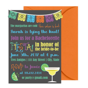 Fiesta Bachelorette Party Invite