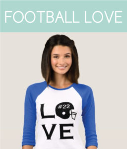 Football "Love" Game Day Shirt