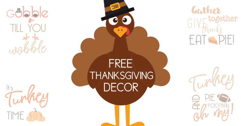 free thanksgiving decor