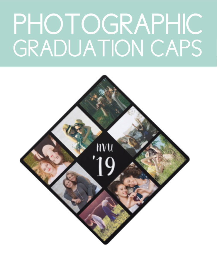 Graduation caps with photos