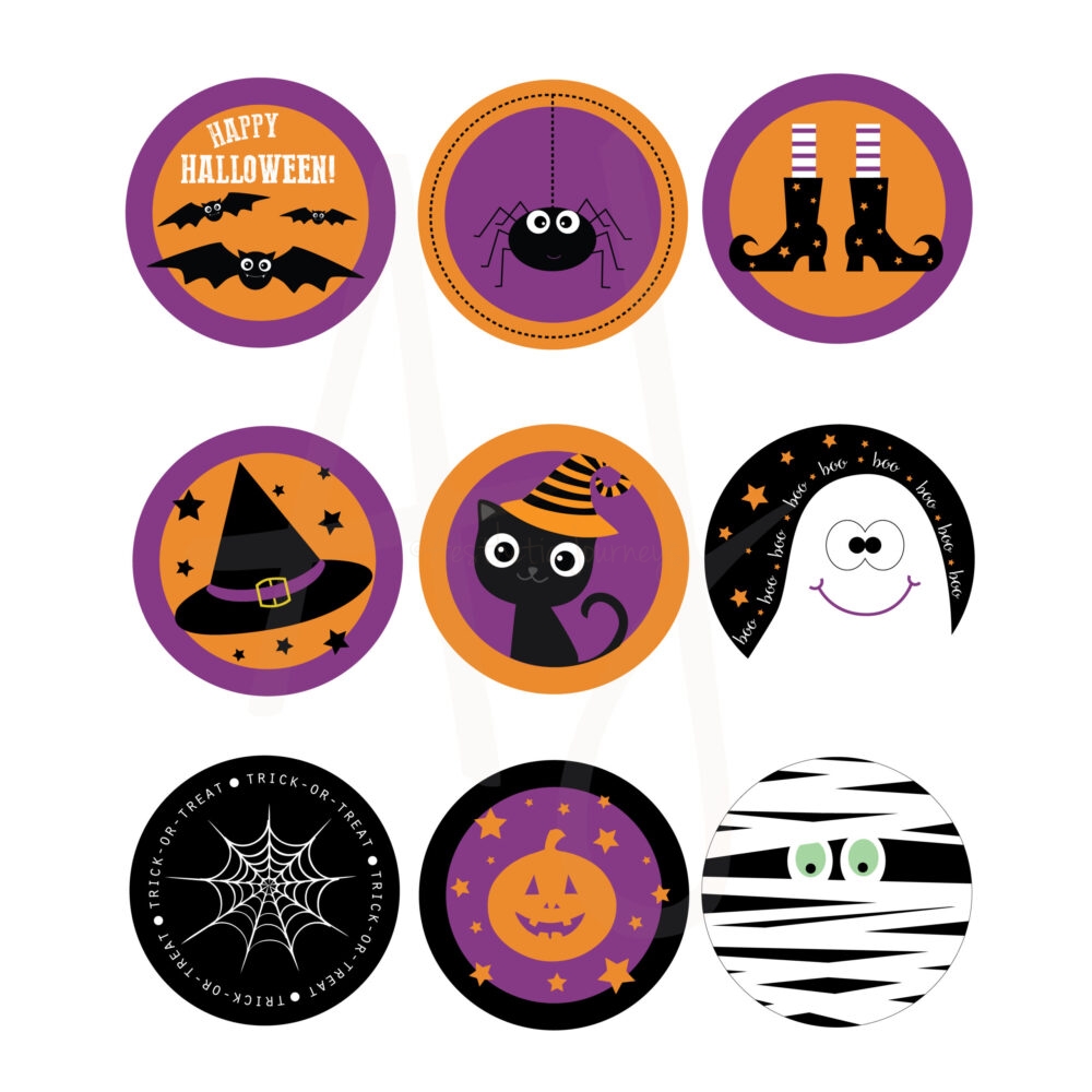 Printable Halloween Stickers