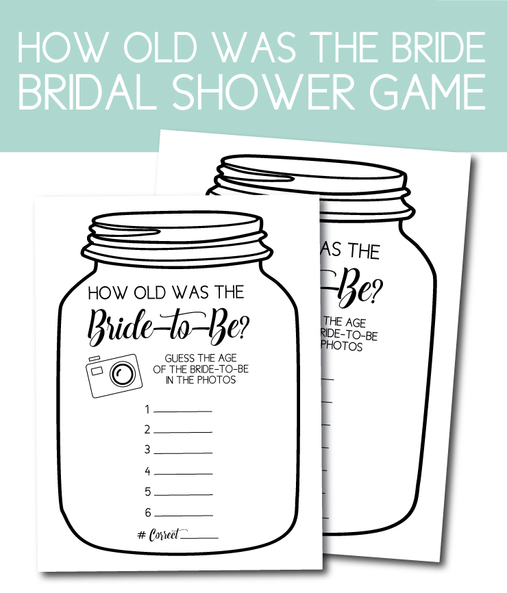 How Old Was the Bride Shower Game