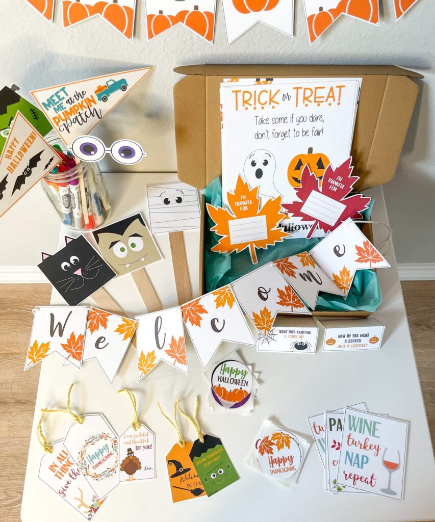 printables clubparty boxes
