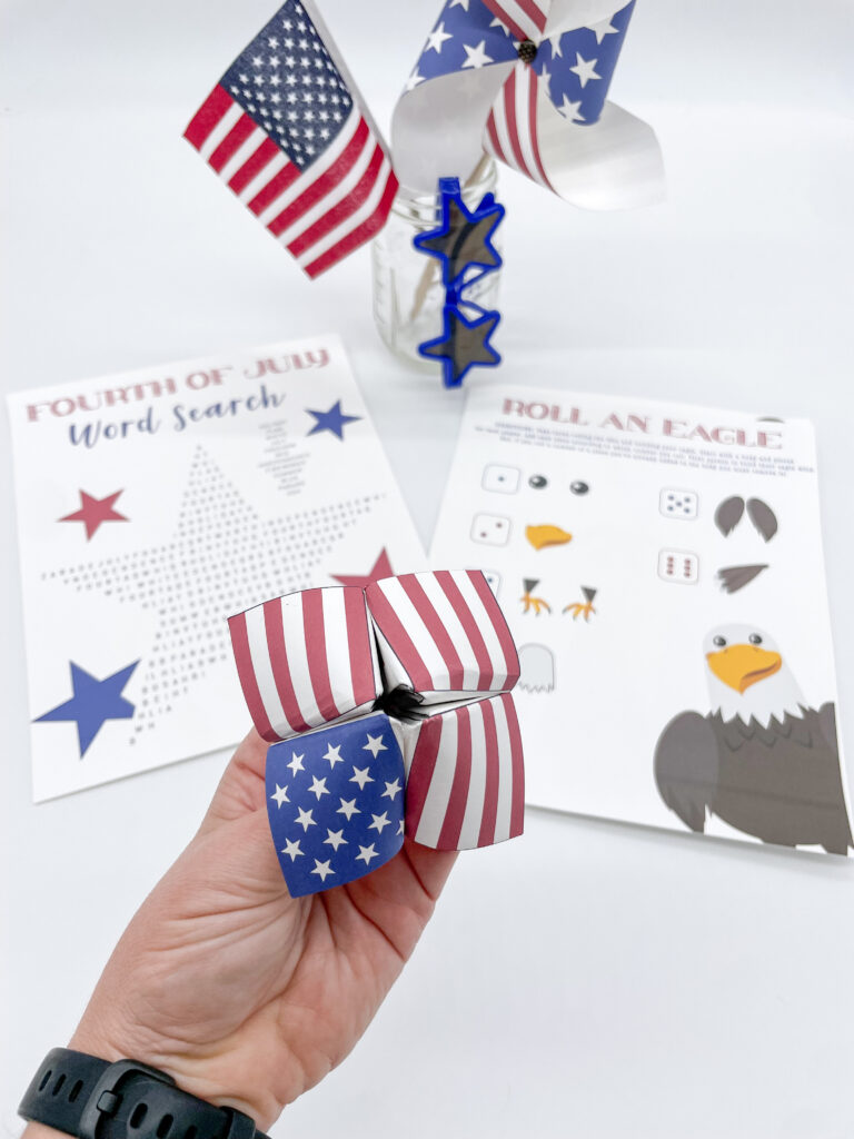 Printable games for July 4th