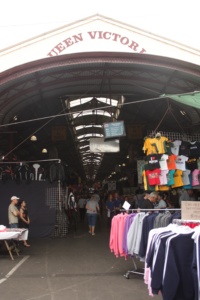 Budget shopping at the Queen Vic Market
