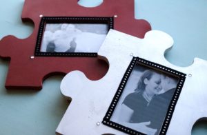 Valentine Crafts: Puzzle Frames