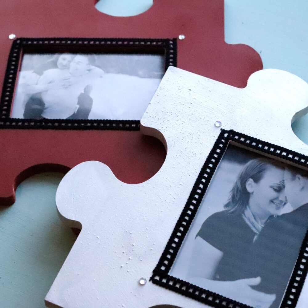 Valentine Crafts: Puzzle Frames