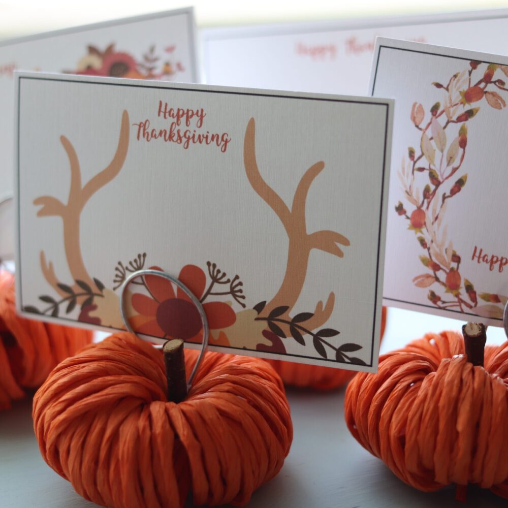 Thanksgiving Place Card Holders