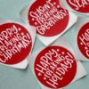 Funny Printed Christmas Stickers