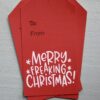 Funny Christmas Tags Printed