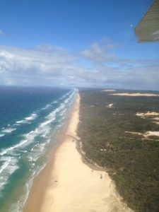 75 mile Beach Highway of Fraser Island