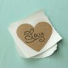 Simple Rustic Love Stickers