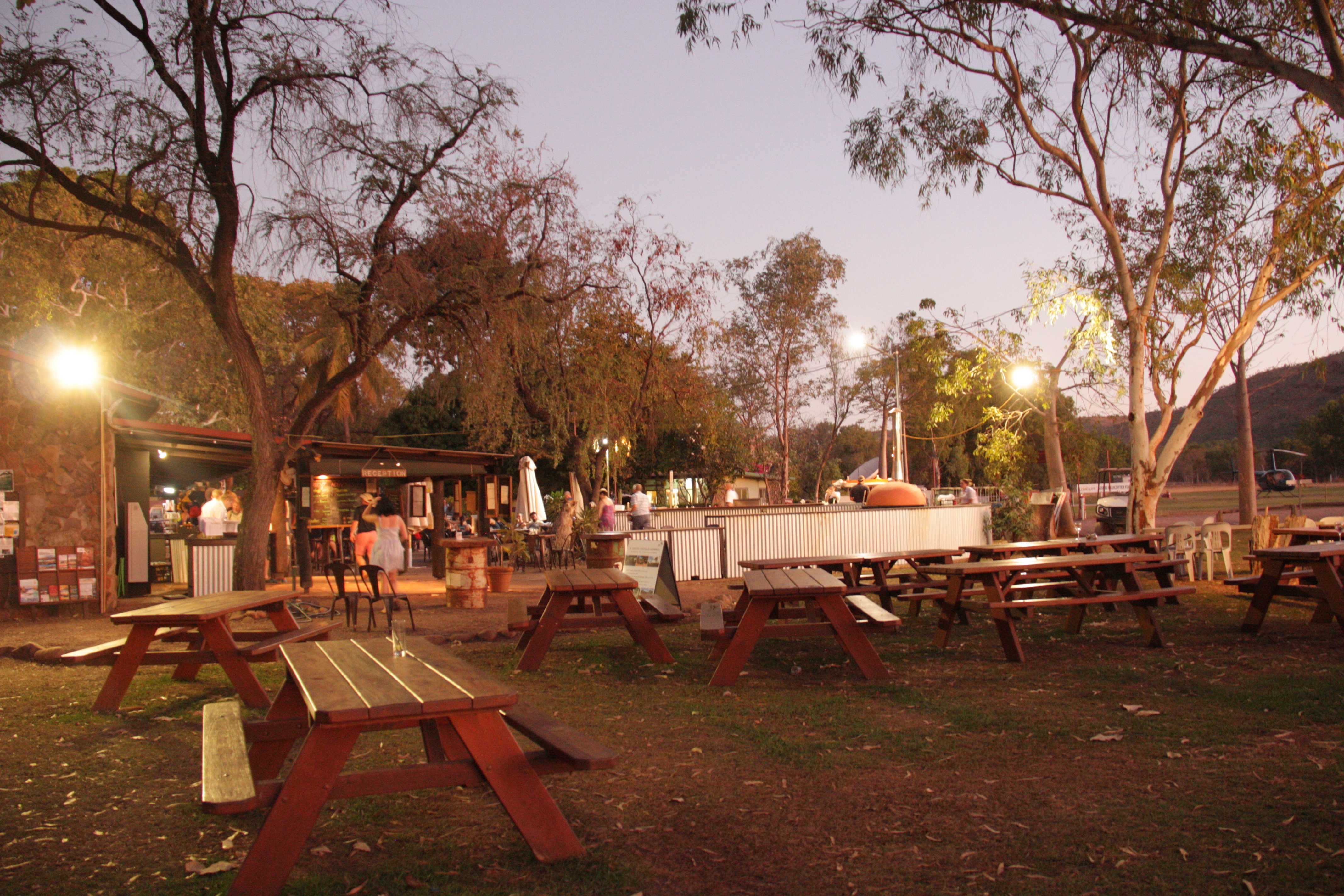 El Questro Outdoor Dining in the Kimberley