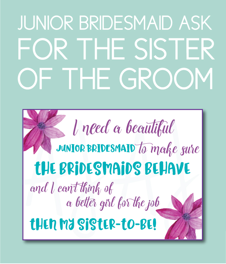 Sister-to-be Bridesmaid Card