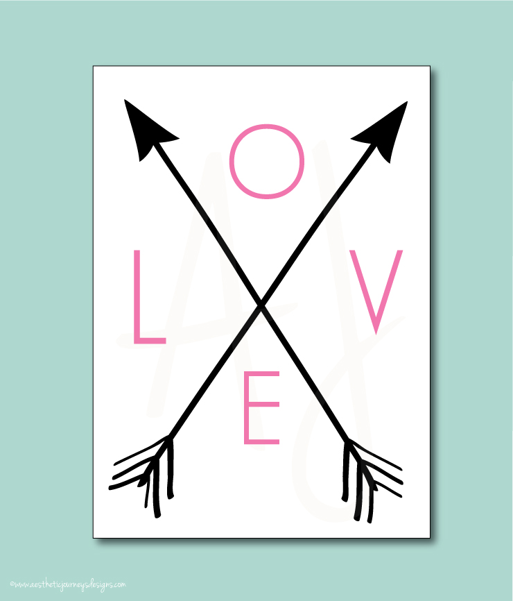 Love and Arrows Valentines Day Decor