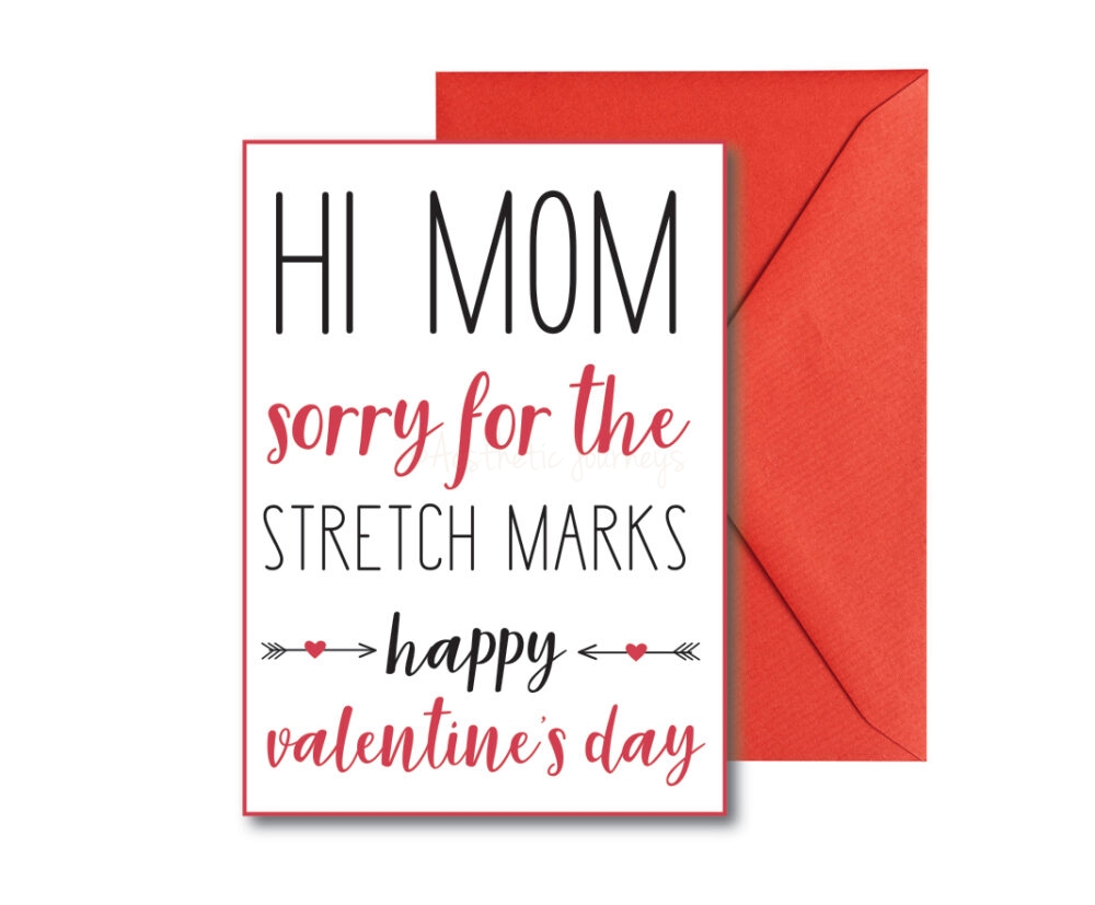 Funny Valentine's Card for Mom