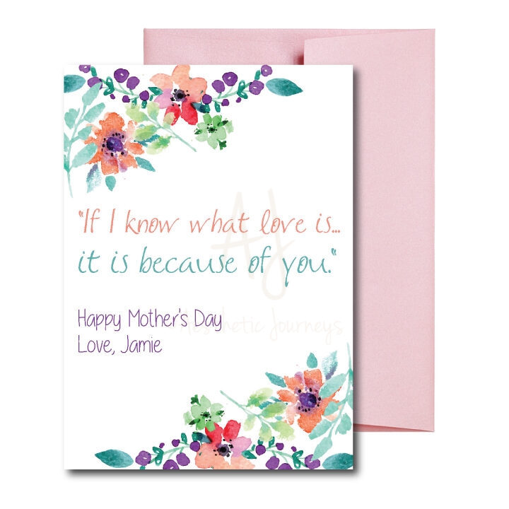 Sweet Card for Mom