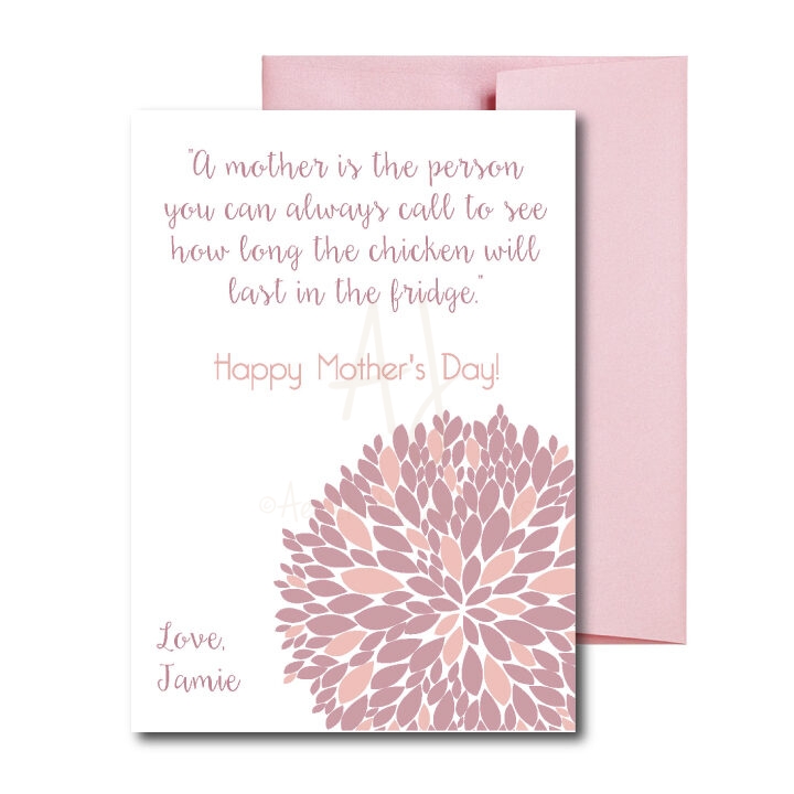 Honest Card for Mom