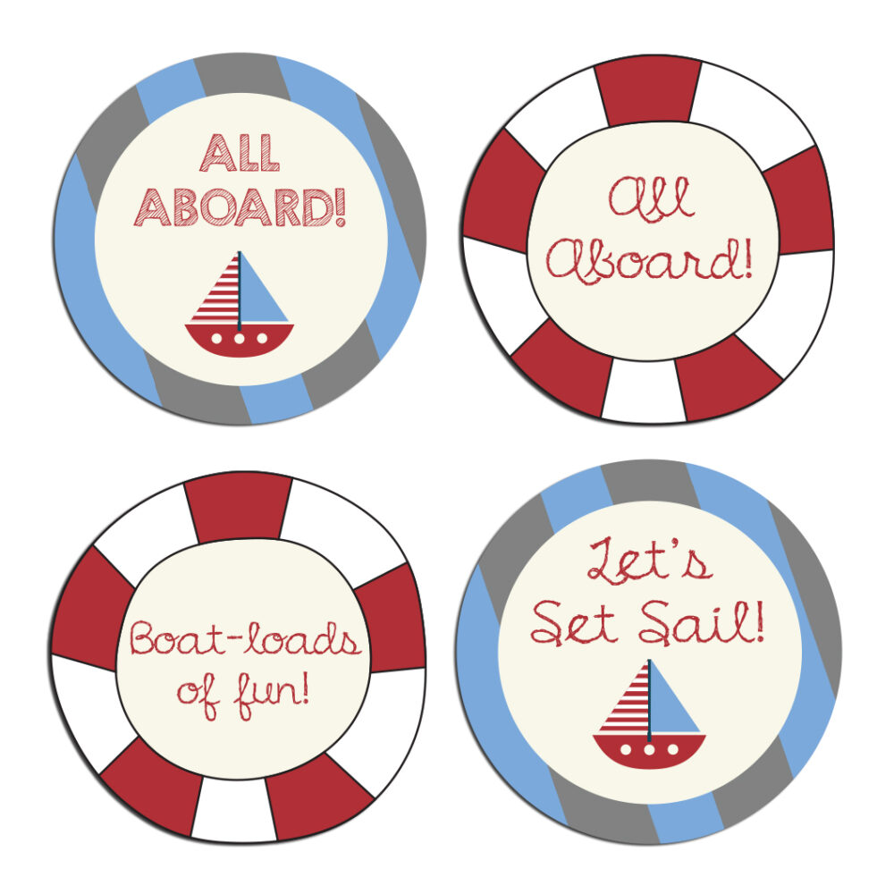 nautical themed stickers