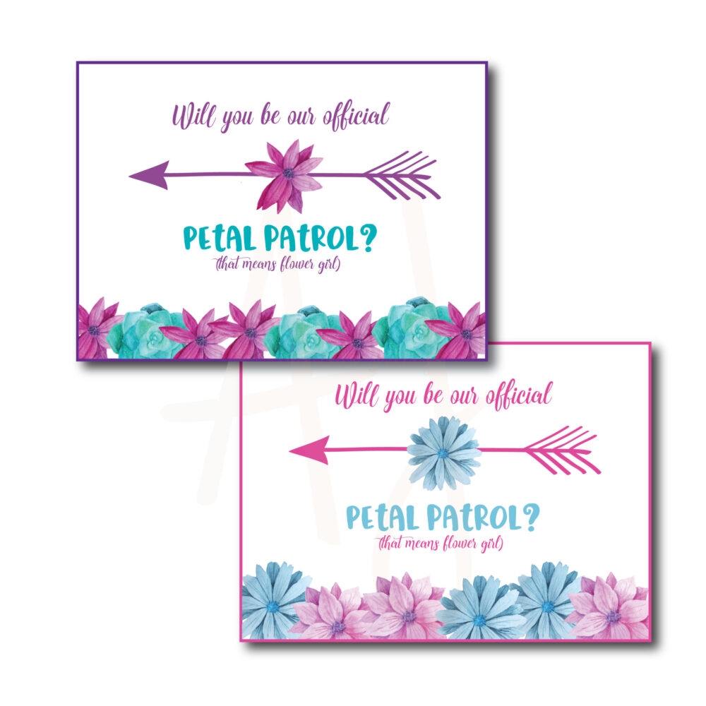 Petal Patrol Flower Girl Proposal