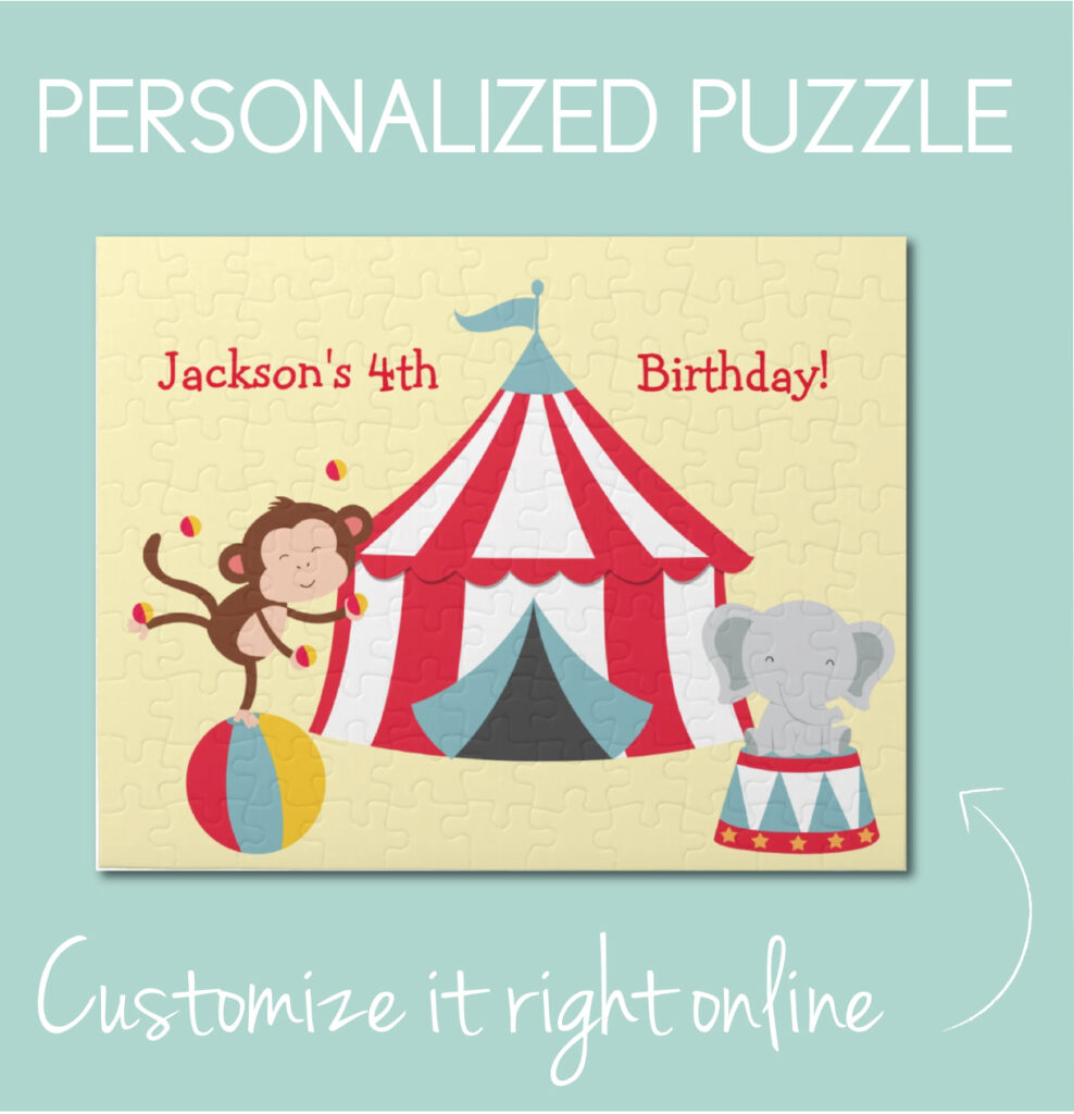 Personalized circus puzzle