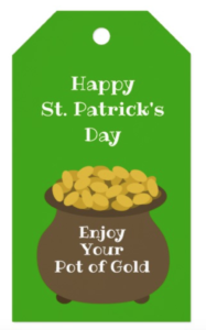 St. Patrick's Day Tags