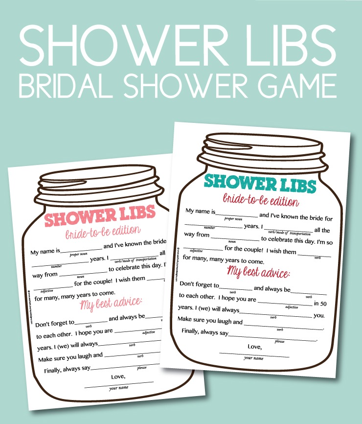 Shower Libs Bridal Shower Game