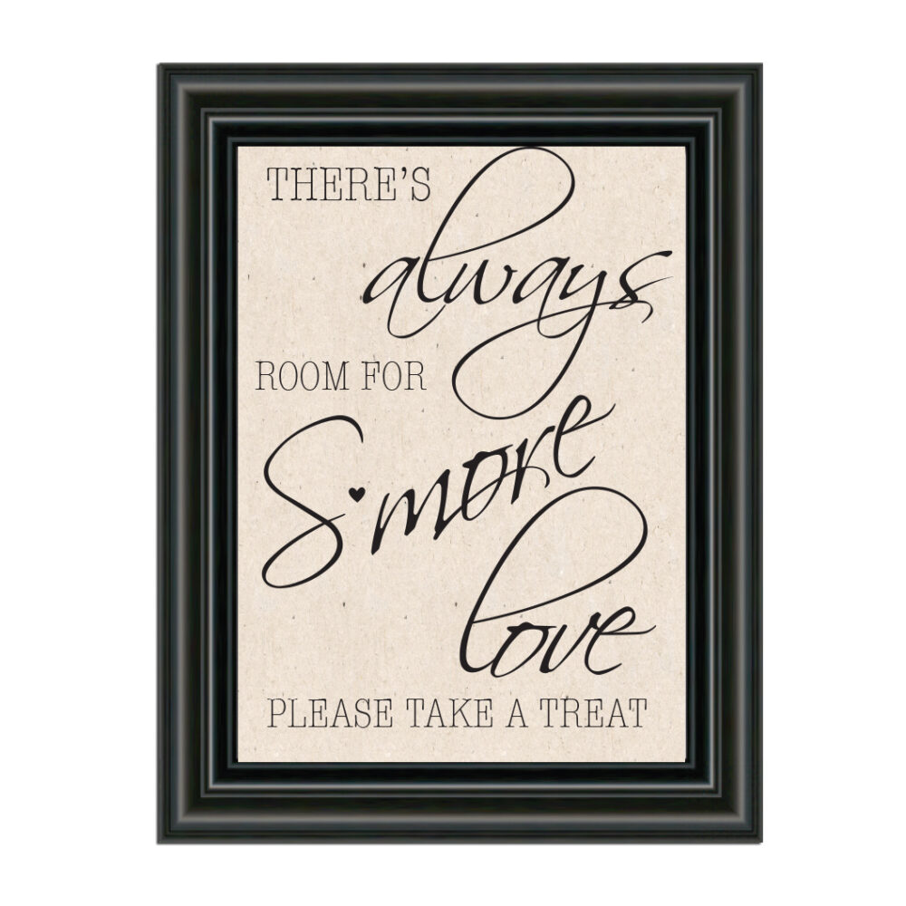 S'more Love Wedding Sign