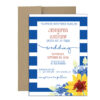 Stripped Floral Invitations