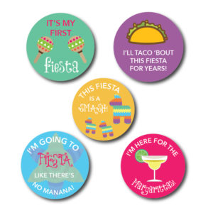Fiesta Themed Stickers
