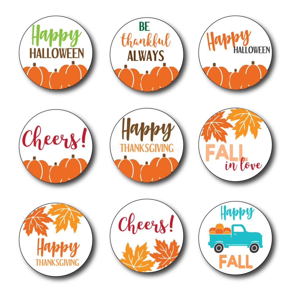 Fall Themed Stickers