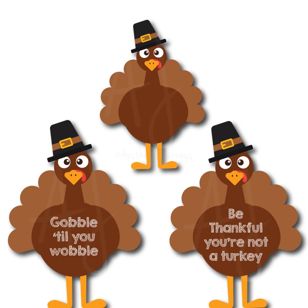 Turkey Tags for Thanksgiving