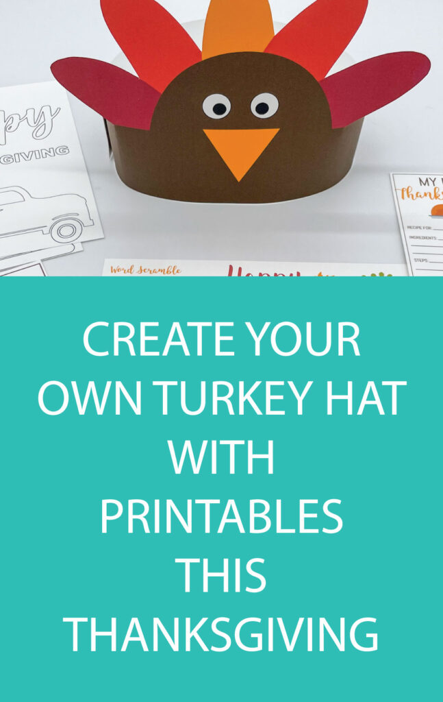 Download a printable turkey hat in The Printables Club
